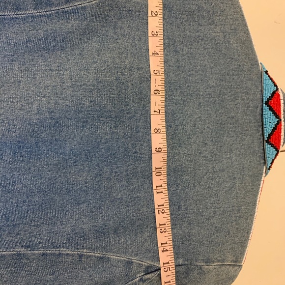🪡 beaded Denim Jacket Blazer 🧵 - Picture 13 of 16